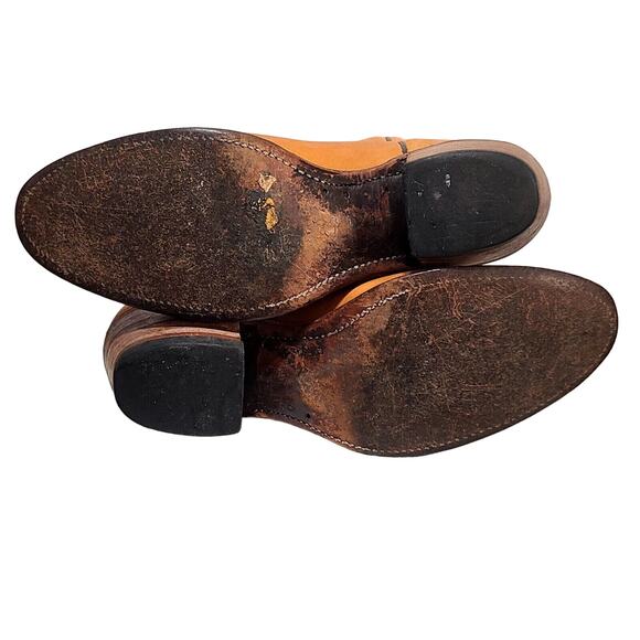 Texas Imperial Vintage Men’s Western Boots Light Brown Size 10.5 D Pre-owned - Picture 7 of 11